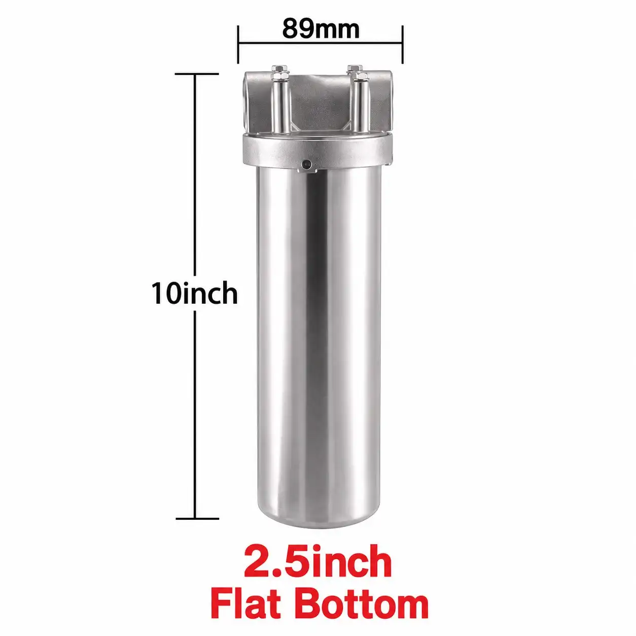 10 Inch Stainless Steel Water Filter Housing for 2.5