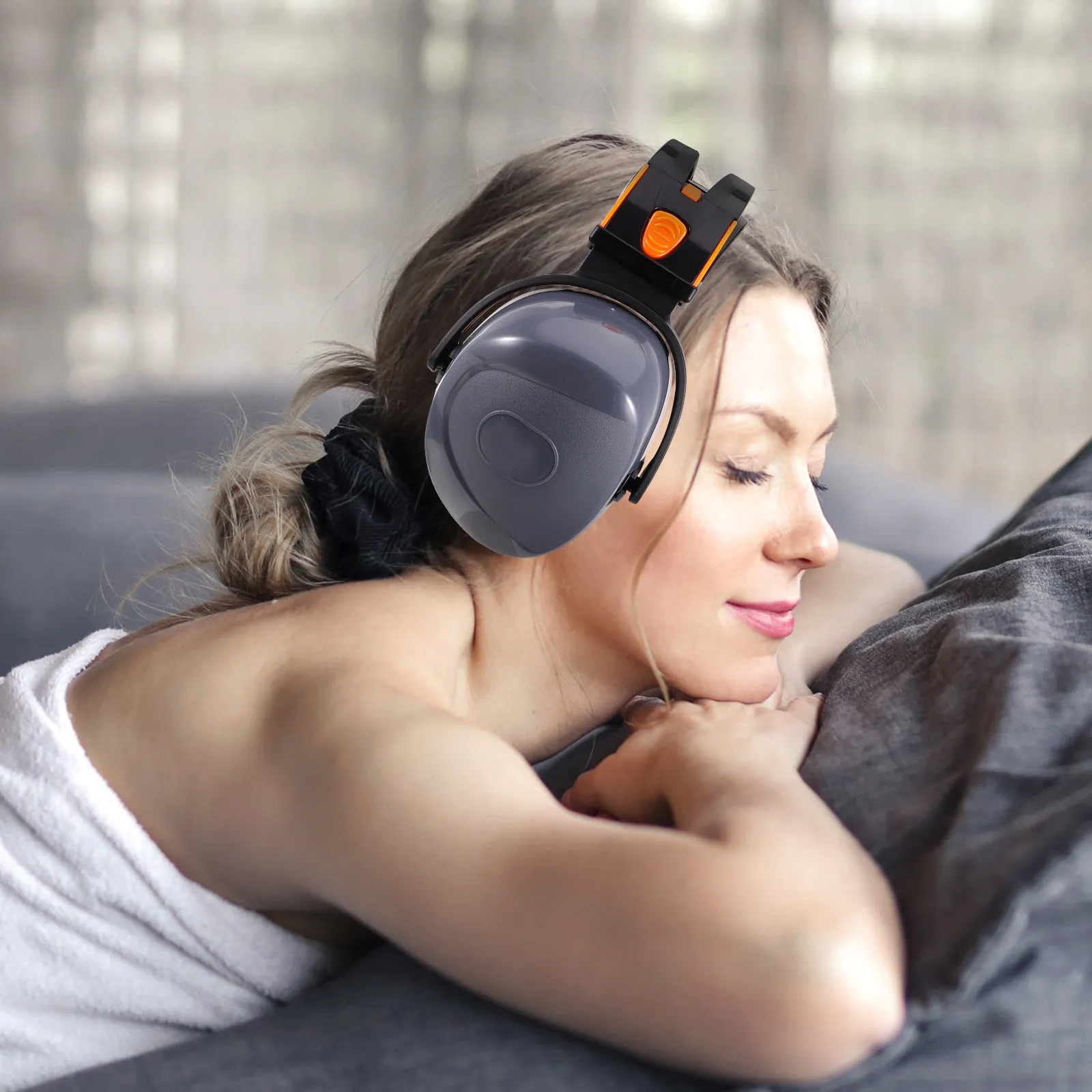 Heavy Duty Noise Reduction Earmuff Excellent Soundproofing Ear Protection Earmuff for Workshop Construction Studying