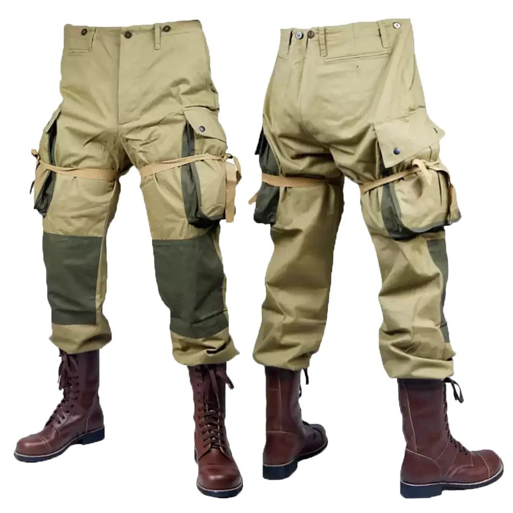 wwii-ww2-m42-paratrooper-soldiers-uniform-tactical-pants-retro-ww2-khaki-casual-training-clothes-running-clothes