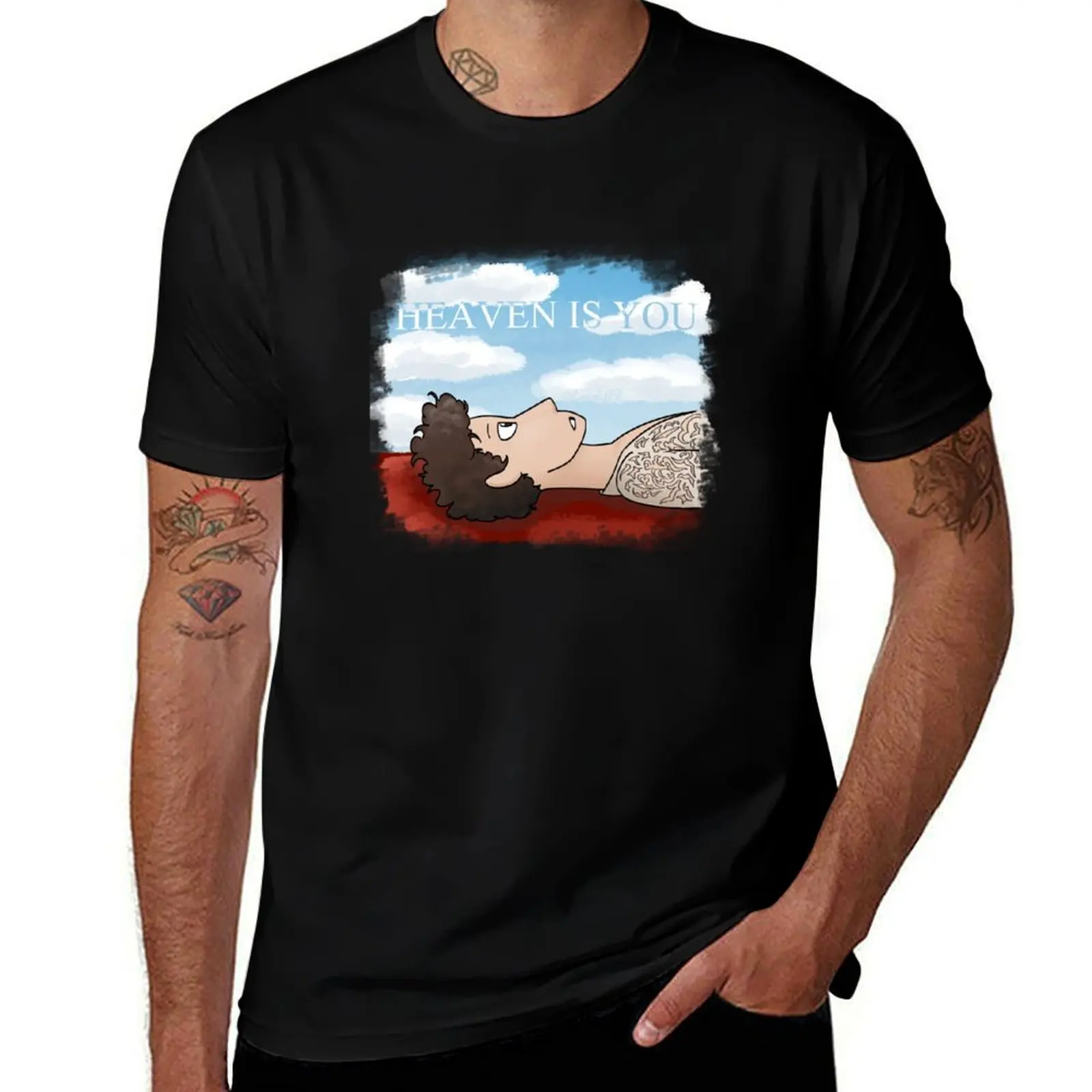 

Heaven Is You T-Shirt funny costumes korean fashion custom t shirt street wear t shirts for men