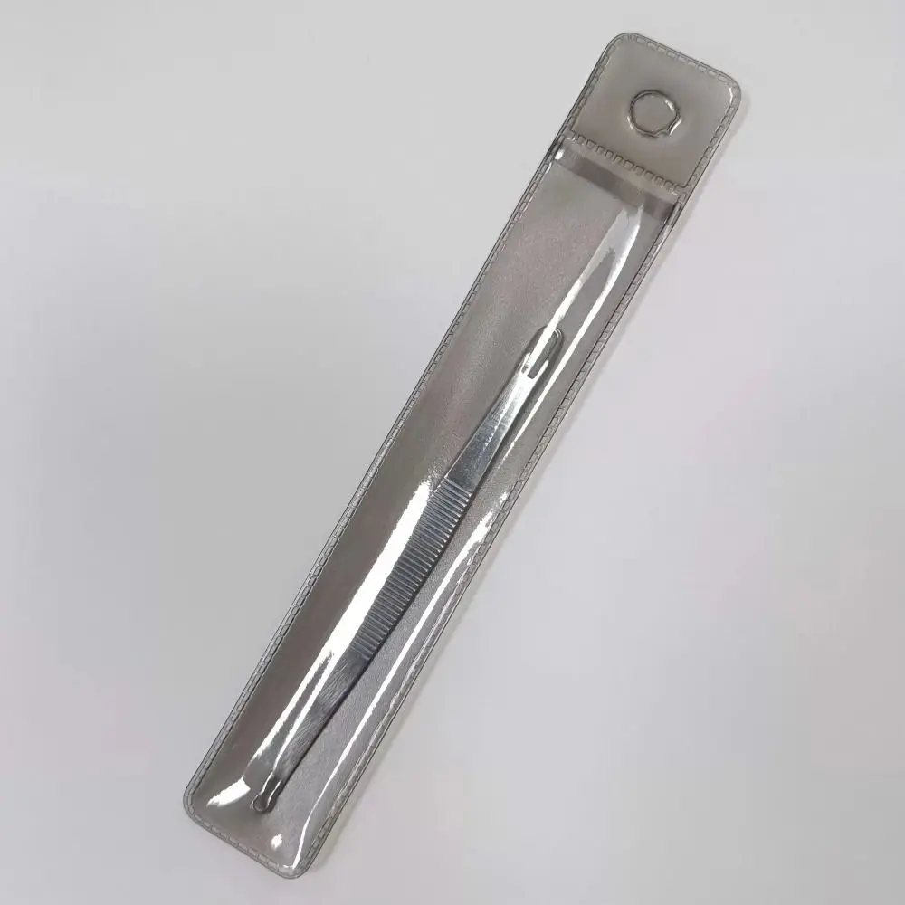 Professional Stainless Steel Blackhead Extruder Curved Dual-head Blackhead Remover High Hard Blemish Removal Tool Face Skin Care