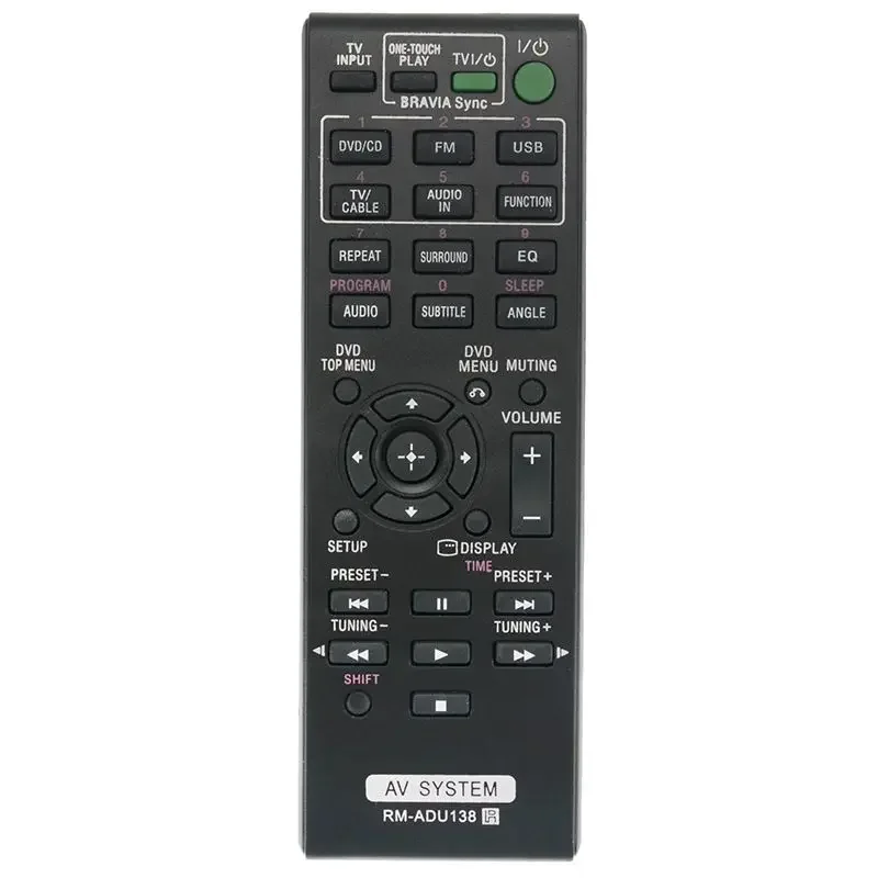 RM-ADU138 Replace Remote Control Fit For Sony AV System DAV-TZ145 HBD-TZ140 HBD-TZ145