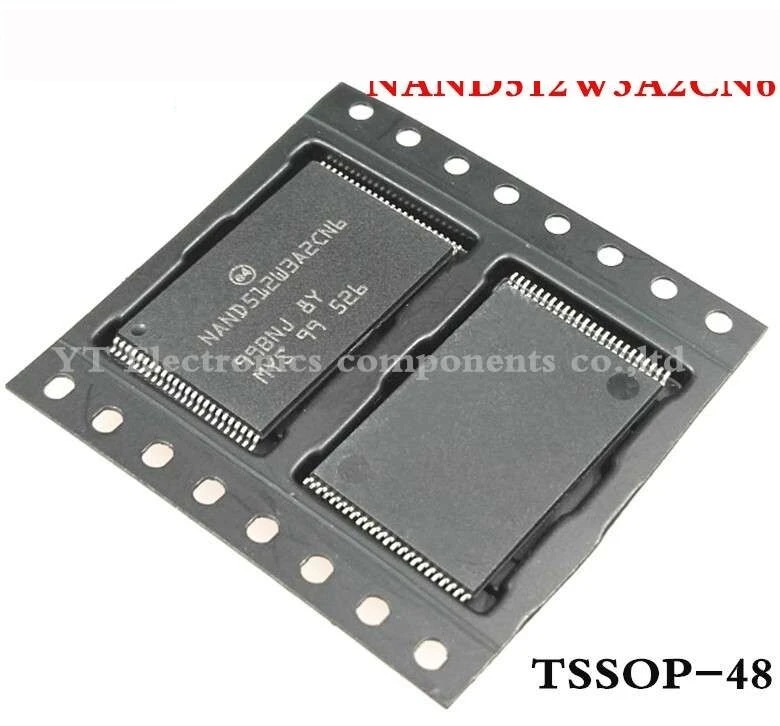 10pieces/lot NAND512W3A2CN6E NAND512W3A2CN6 TSOP48.