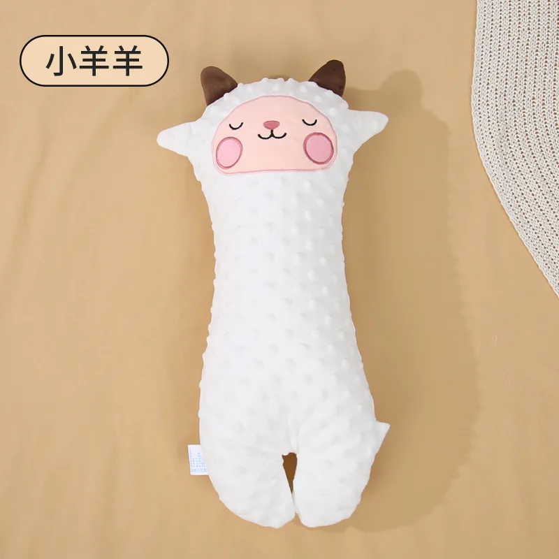 Baby Sleeping Pillow Baby Soothing Pillow Side Lying Pillow Long Safety Doll Newborn Gift Sleep assistant lamb