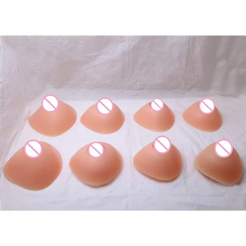 Triangle Plump Silicone Breast Forms Huge Fake Boobs Insert Bra Areola Nipple For Mastectomy Shemale Crossdresser Trans Cosplay