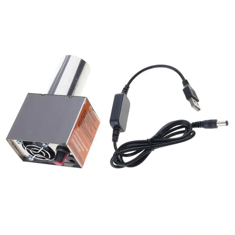 

A2BE Вентилятор для барбекю Воздушный турбонагнетатель USB 5V2A Регулируемая скорость Два вентилятора Вентилятор для пищи