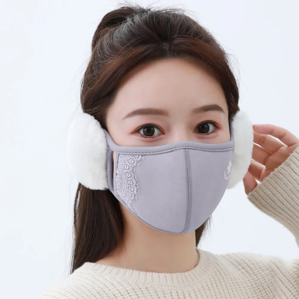 Unisex Herbst Winter Gesichtsmaske Atmungsaktive Anti-Kälte-Fahrradmaske Verdickte winddichte Vollgesichtsmaske Gehörschutz