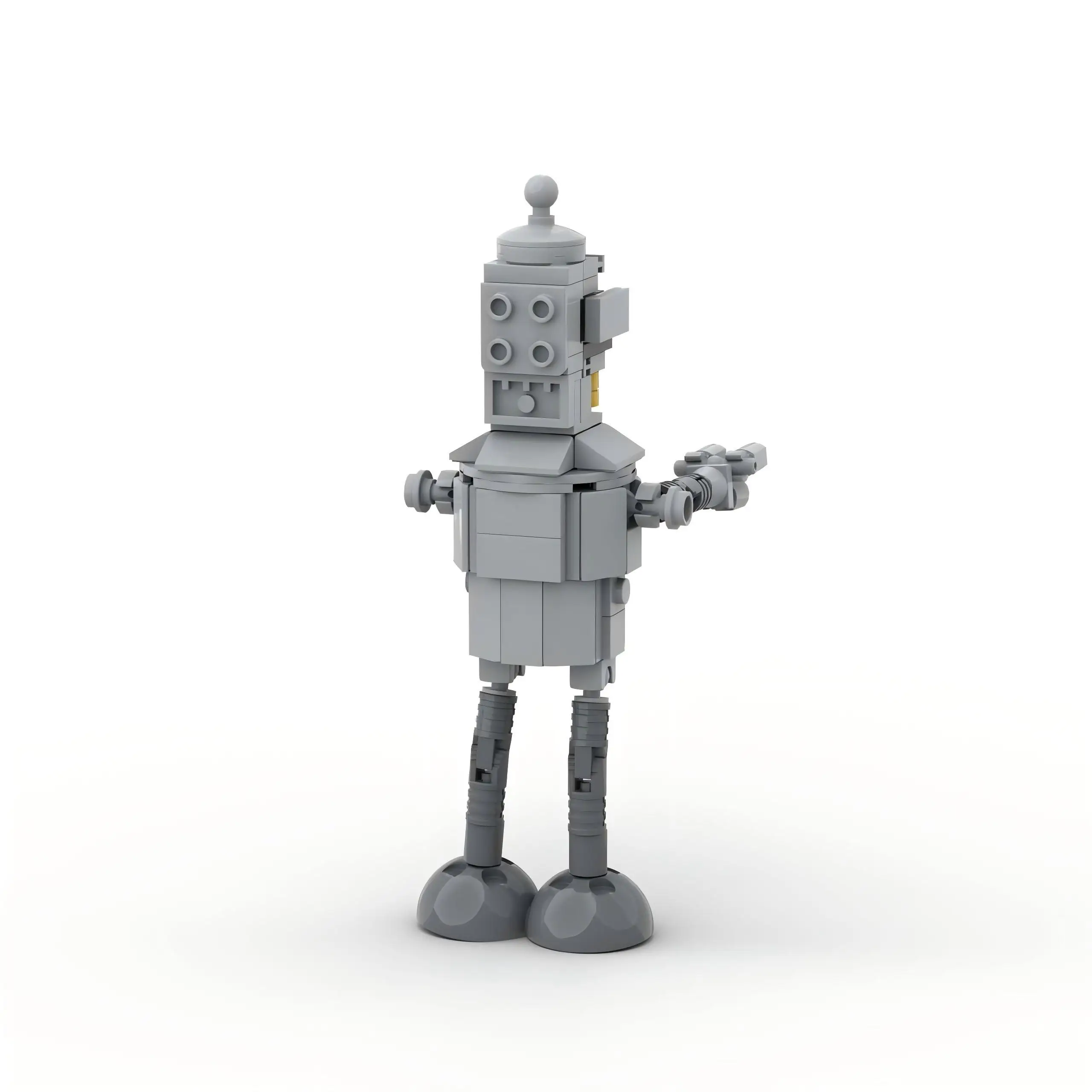 MOC анимация Futurama Bender модель робота строительные блоки анимационная фигурка фигурка робота декоративные украшения игрушка в подарок