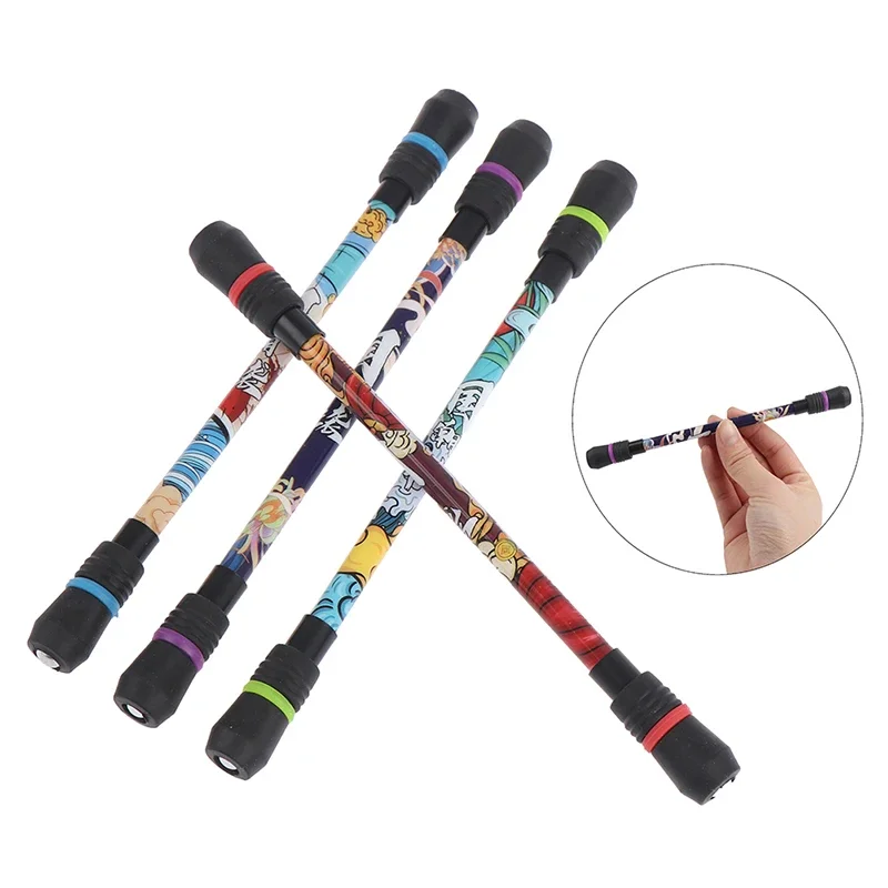 New 1PC Spinning Pen Creative Random Rotating Gaming Gel Pens Student Gift Toy Release Pressure Comfortable Penspinning Pen