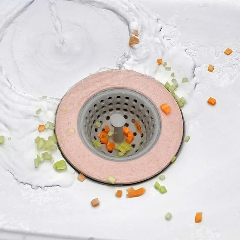 Sink Filter Tank Floor Drain Cover Hair Prevent Clogging Kitchen Sink Drain Plug Filter Kitchen Utensils