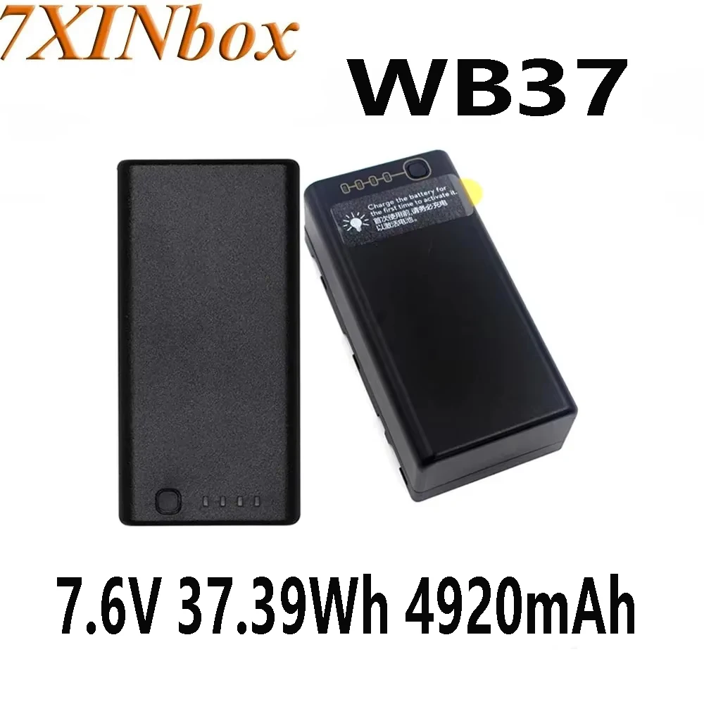 7XINbox WB37 7.6V 4920mAh Battery For DJI Cendence Remote Controller Phantom 4 RTK MG-1P T10 T16 T20 FPV Remote Controller Cryst