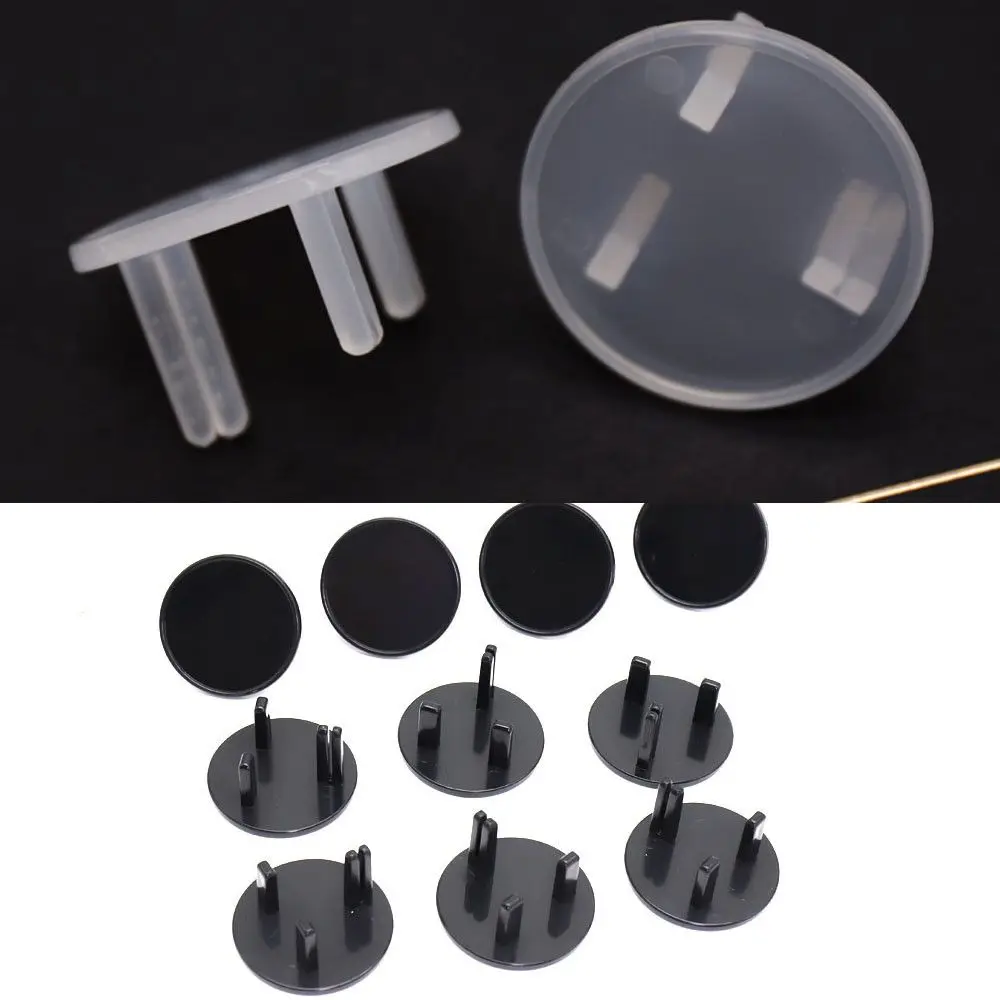 White Outlet Safety Baby ABS Plug Cover UK Power Socket Guard Protector 10Pcs Safety Power Protection Cover