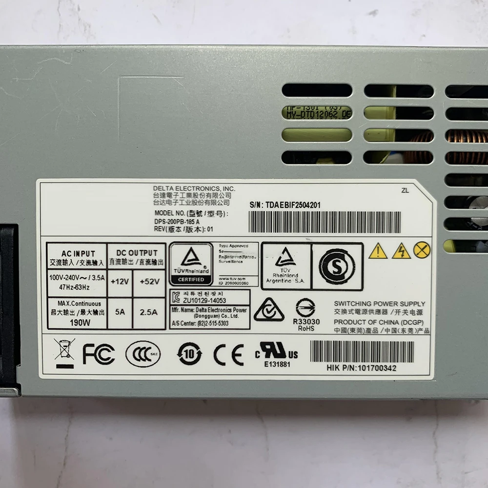 Imagem -03 - Fonte de Alimentação para Ksa180s2 101700342 Max 190w 100v240v Alta Qualidade Dps-200pb-185 a