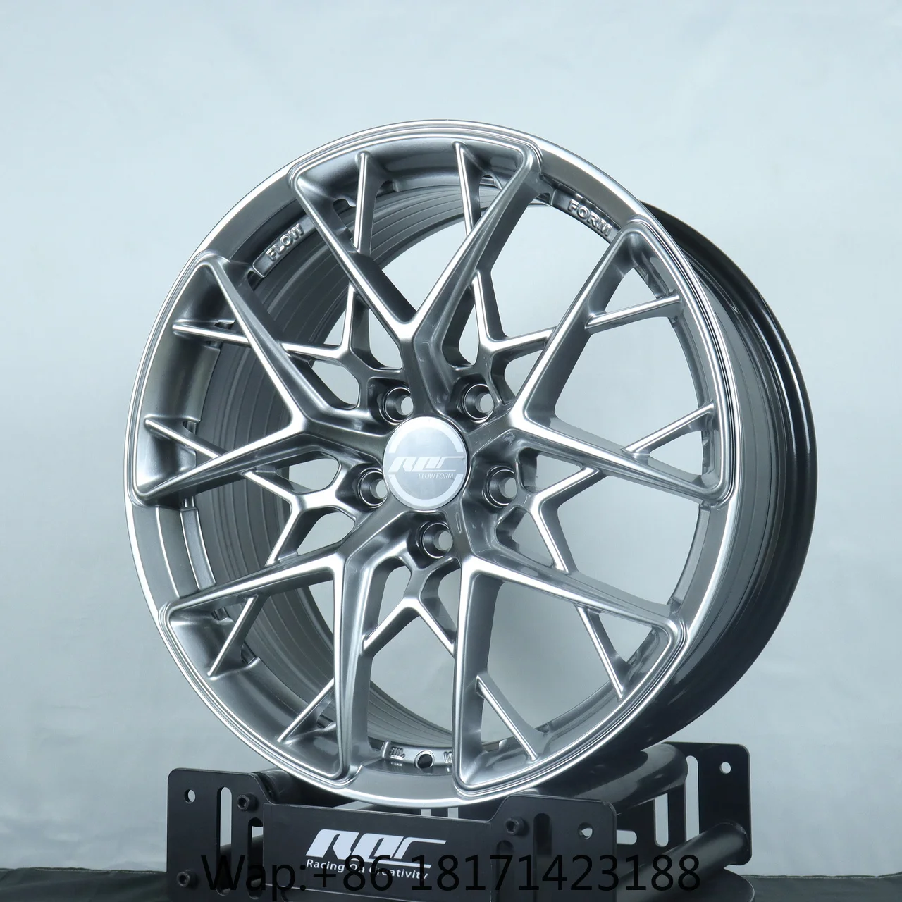 【Hot】Factory Wholesale Multi Spoke Passenger Car Wheels 5x114.3 4x100 5x120 Monoblock Wheels RIms Alloy Flow Forming Wheels