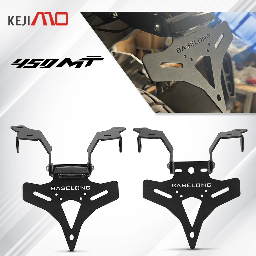 

For CFMOTO 450MT 450 MT 800MTX 800 MT-X 2024 2025 2026 Motorcycle License Plate Holder Bracket Rear Tail Tidy Fender Eliminator