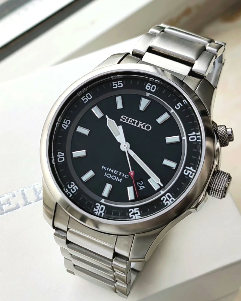 ساعة سيكو اليابانية الأصلية للرجال ساعات كوارتز مقاومة للماء ساعات عمل فاخرة من الفولاذ المقاوم للصدأ