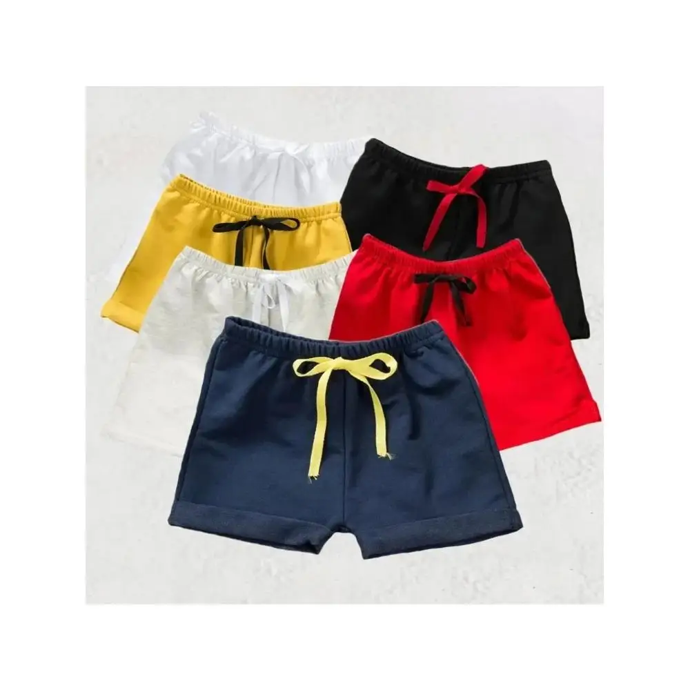 

Kids' Casual Cotton Beach Shorts, Boys and Girls Thin Summer Swim Trunks