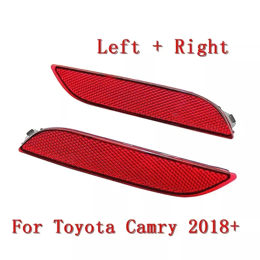 

2 шт. отражатель заднего бампера автомобиля 81920-06060/70 81910-06070/80 внешние детали для Toyota для CAMRY 2018-2020