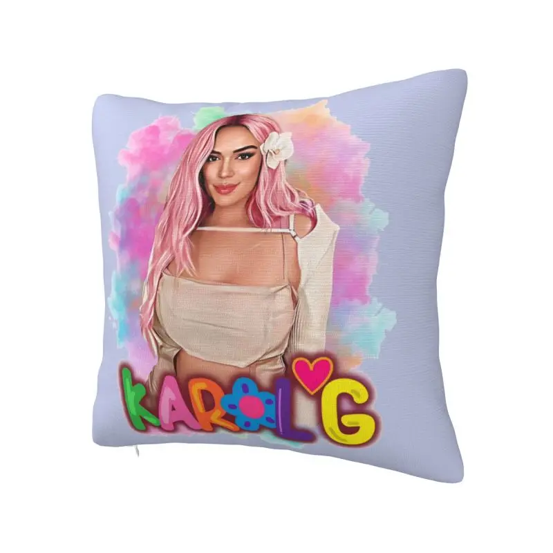 Custom Singer K-Karol Singer G Cushion Cover 3D Printing Square Throw Pillow Case for Living Room Pillowcase Home Decoration