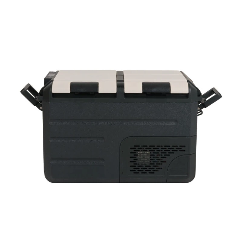 Dual Door Independent Temperature Control DC AC Power Freezer Fridge Compressor Freezing Travel Fridge Refrigerator for Truck RV