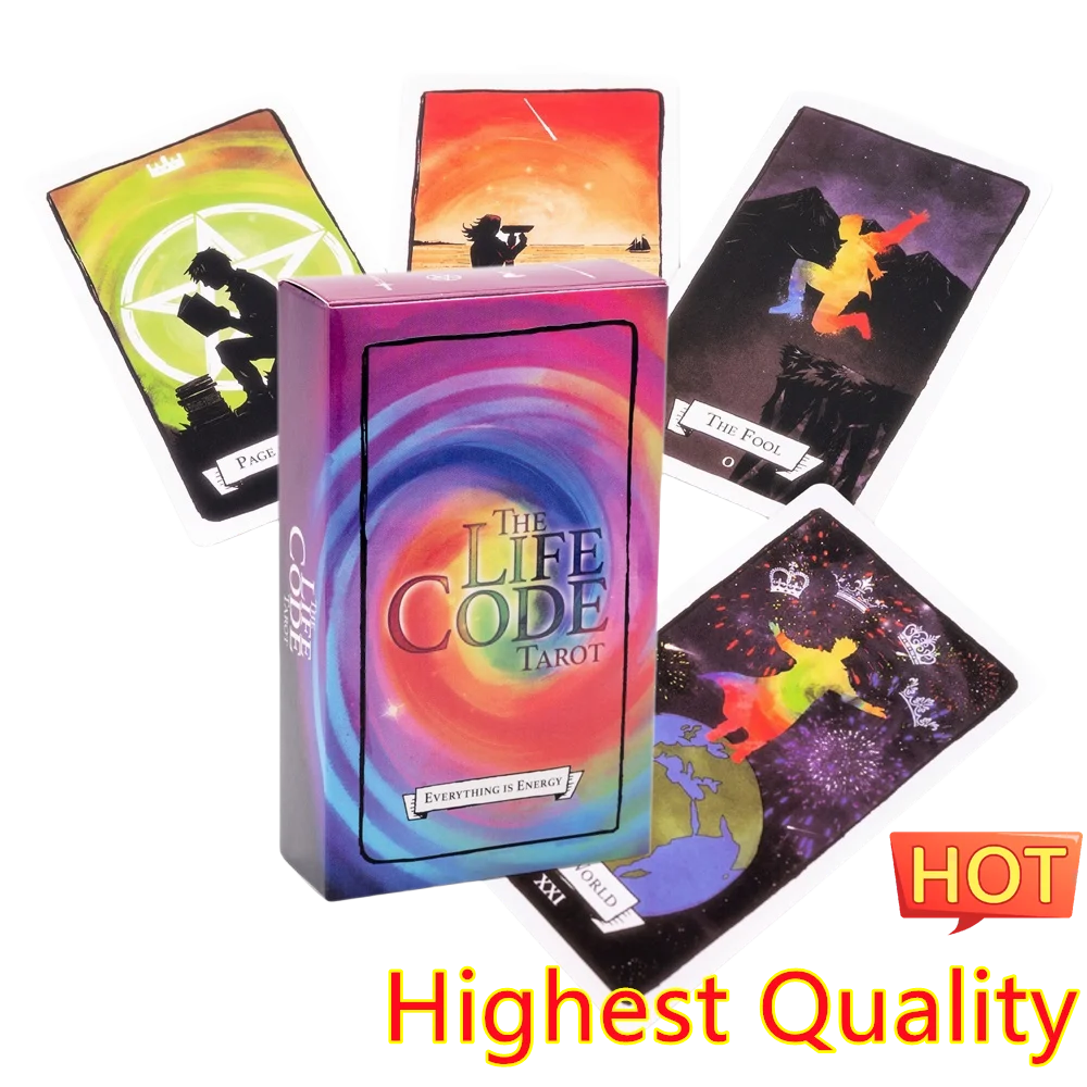 12X7cm Auspice Life Code Tarot Cards Unisex Decks Board Game  Witchcraft Tarot Cards Oracle