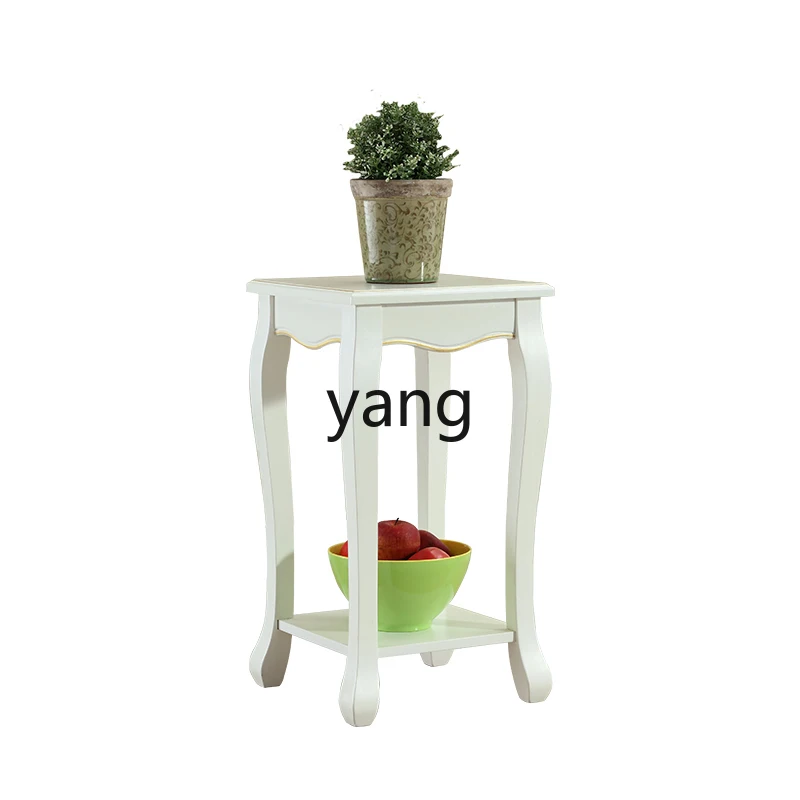 

YJQ all solid wood flower stand indoor floor wooden flower pot stand European balcony multi-layer shelf