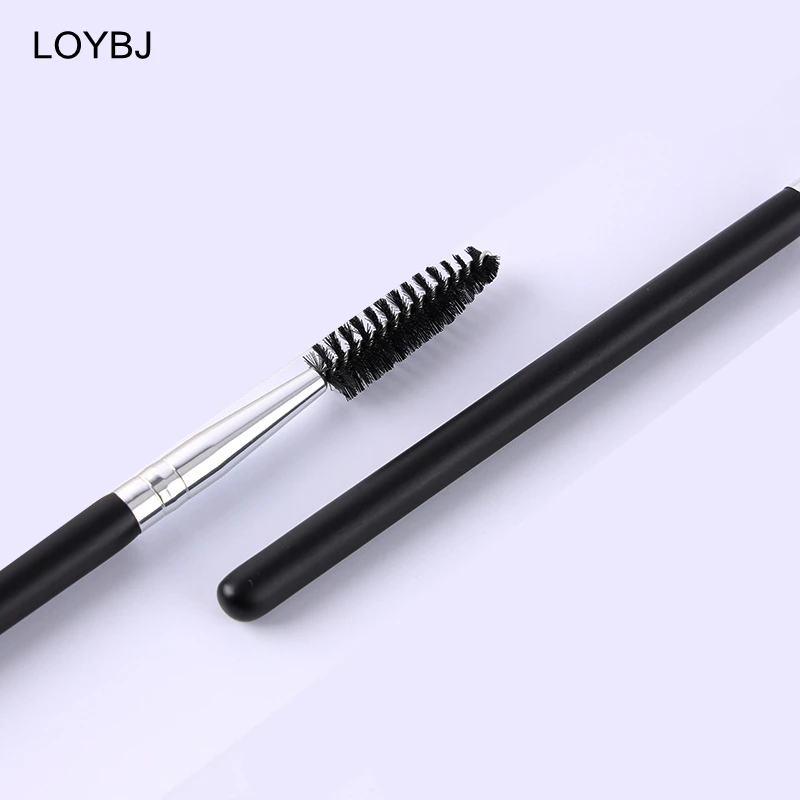 LOYBJ 2/5/10pcs Eyebrow Eyelash Makeup Brushes Set Cosmetic Lashes Mascara Eye Brow Cream Brush Beauty Brows Lash Make Up Tools