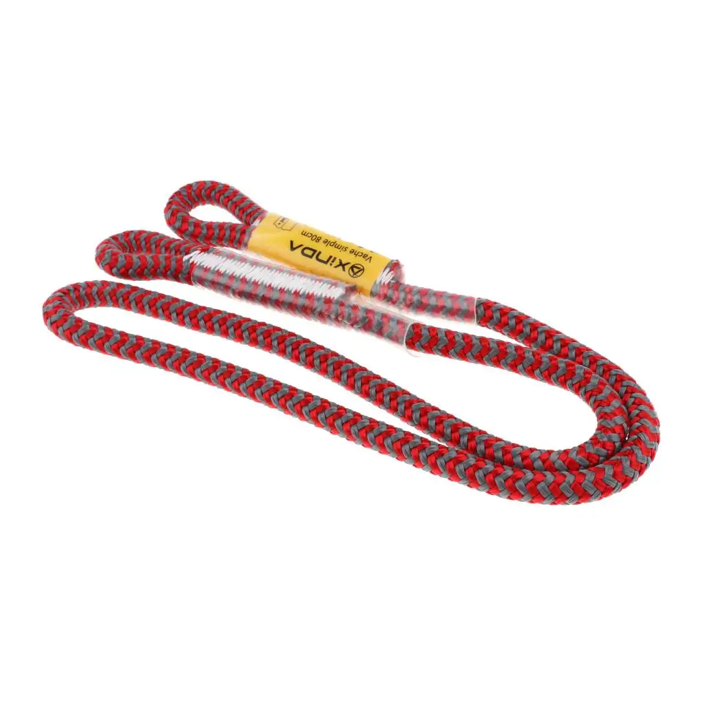 25KN 8mm Polyamide Prusik Rope Cord 80/100cm for Arborist Outdoor Climbing Caving Ziplining Mountaineering Canyoneering