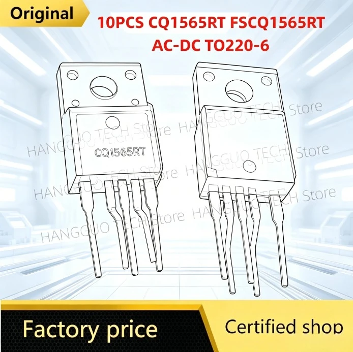 10PCS CQ1565RT FSCQ1565RT AC-DC TO220-6