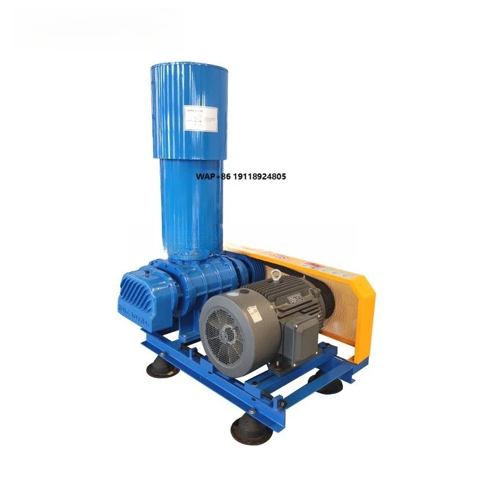 

High Pressure Electric Roots Blower Industrial Sewage Treatment Aquaculture Fish Pond Oil Free Customizable ODM OEM Direct