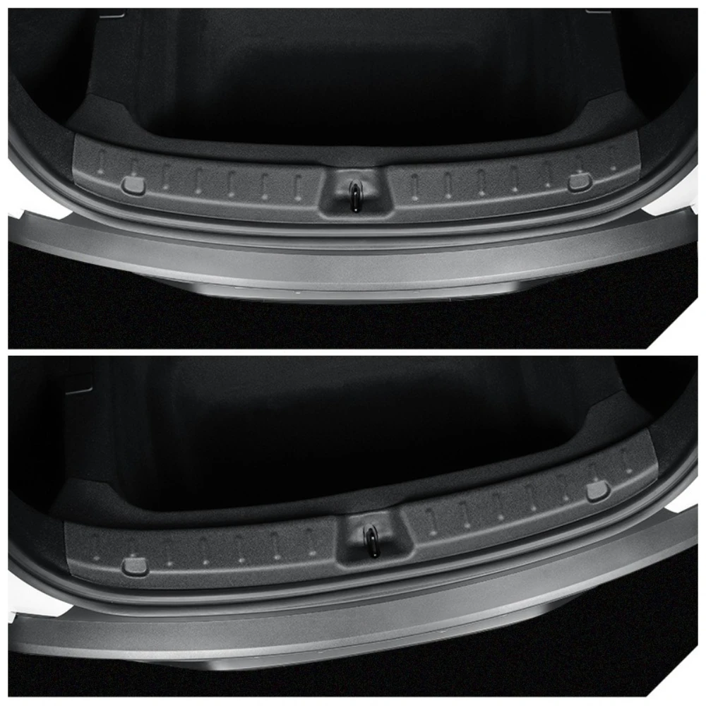 For Tesla Model Y L 2025 2026 Rear Trunk Threshold Strip Bumper Protective Cover Interior Accessories Trunk Inner Guard