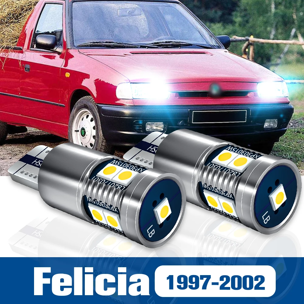 

2pcs LED Clearance Light Bulb Parking Lamp Accessories Canbus For Skoda Felicia 1997-2002 1998 1999 2000 2001