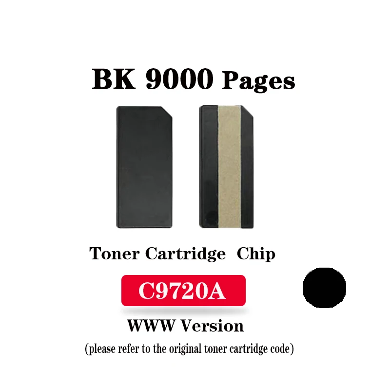 High Quality C9720A/C9721A/C9722A/C9723A Toner Cartridge Chip for HP Color LaserJet 4600/4600n/4600dn/4610n/4650/4650n/4650dn