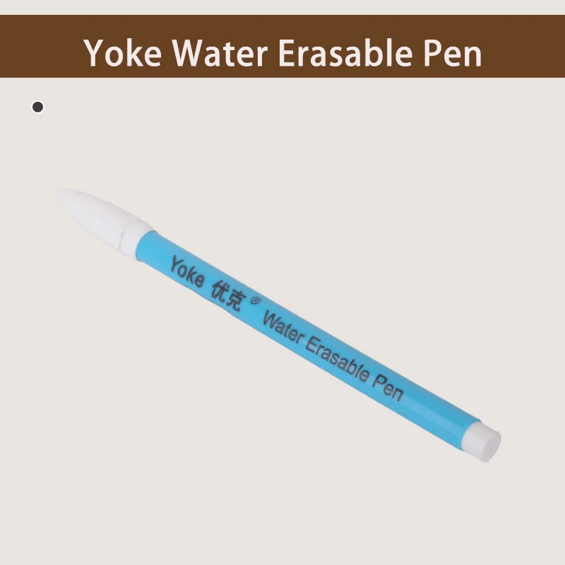 12PCS Yoke Water Erasable Pen Water Soluble Pen Blue Fade Pen for Clothing Cross-Stitch Shoemaking Leather Markings Marking Mark