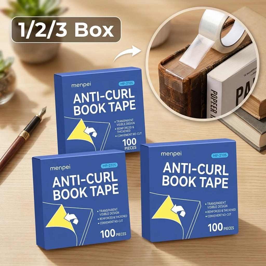 Book Anti Roll Edge Artifact Homework Notebook Students Use Anti Folding Corner Protectors To Protect The Book Cover 100pcs 2026