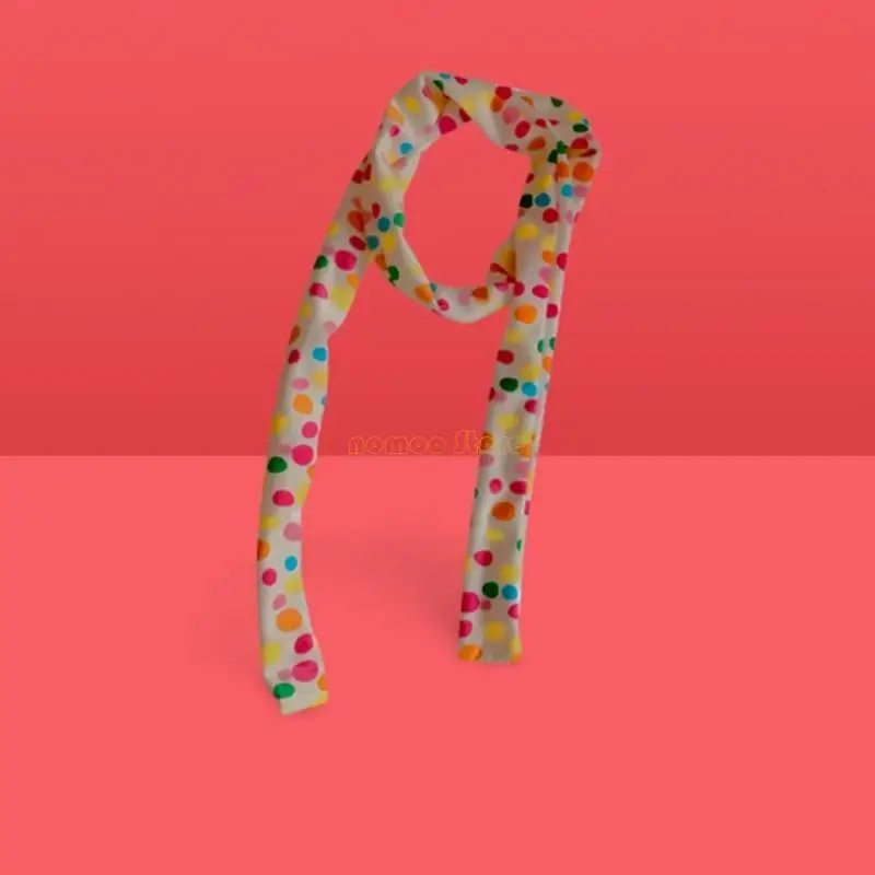 31BF Skinny Scarf For Women Strip Neckerchief Hangbag Handle Wraps for Women Handbag Wrap Handle Belt Subculture
