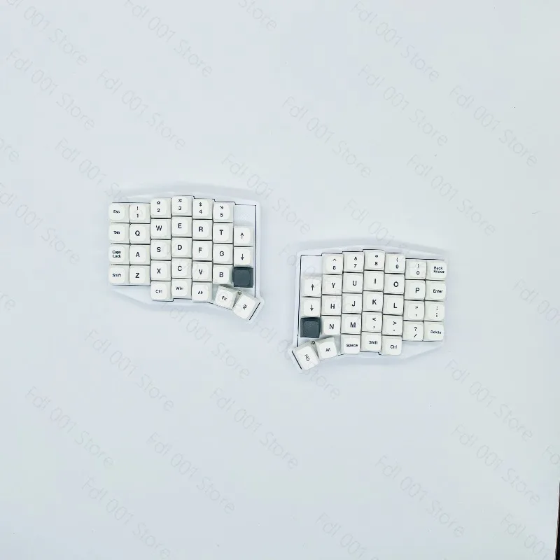 Suitable for Split Keyboard with Knob Wireless Dual Mode Low Profile CNC Aluminum Case Mechanical Keyboard Support Vial