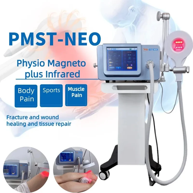 

Portable Laser Infrared Therapy Magnetotherapy Machine EMTT Magnetic Physio Magneto For Degenerative Joint Diseases Body Pain