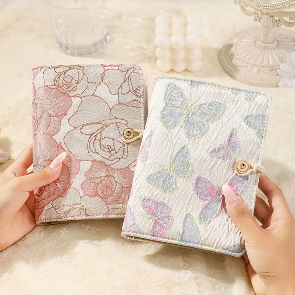 Fun Money Savings Challenge Binder Cloth Flower Savings Challenges Book Easy Butterfly Cash Budget Notebook Money Organizer