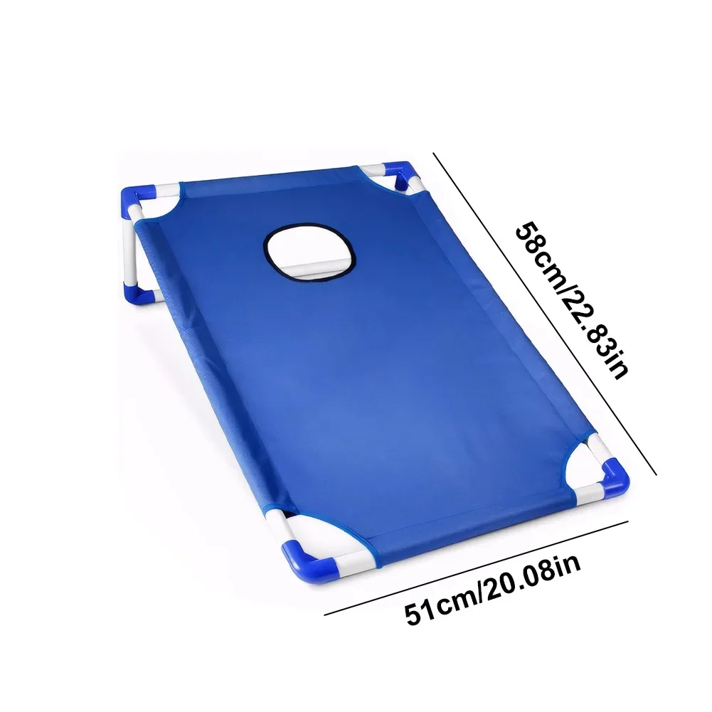 Conjunto de tabuleiro cornhole portátil com 6 sacos, jogo de arremesso ao ar livre para crianças e adultos, família, quintal ao ar livre, jogo de arremesso esportivo