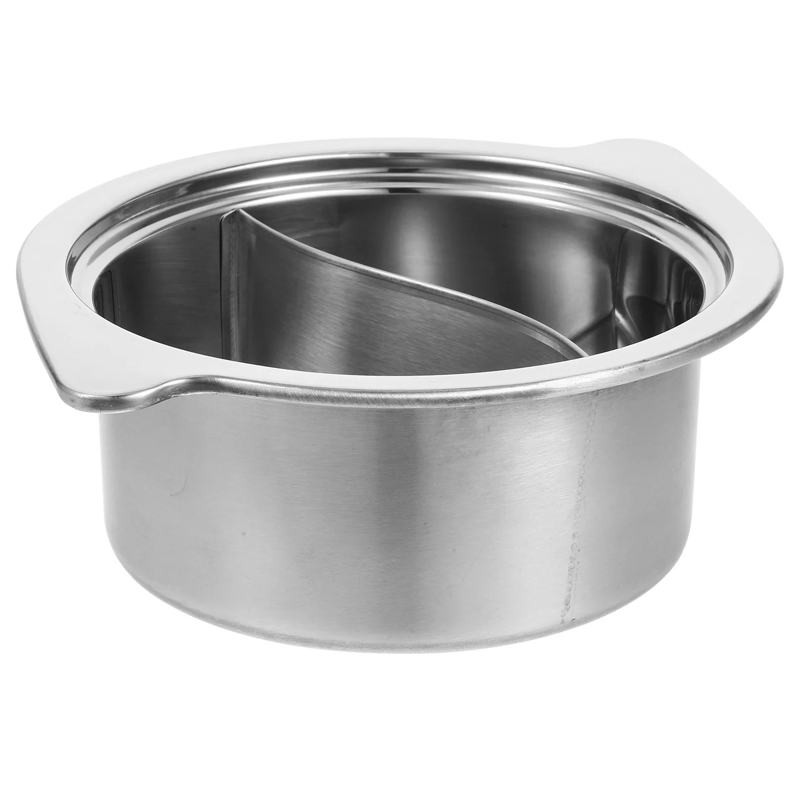 

1Pcs Hot Pot Basin Stainless Steel Thickened Non- Easy-Clean Ergonomic Handle Household Restaurant Kitchen Pot
