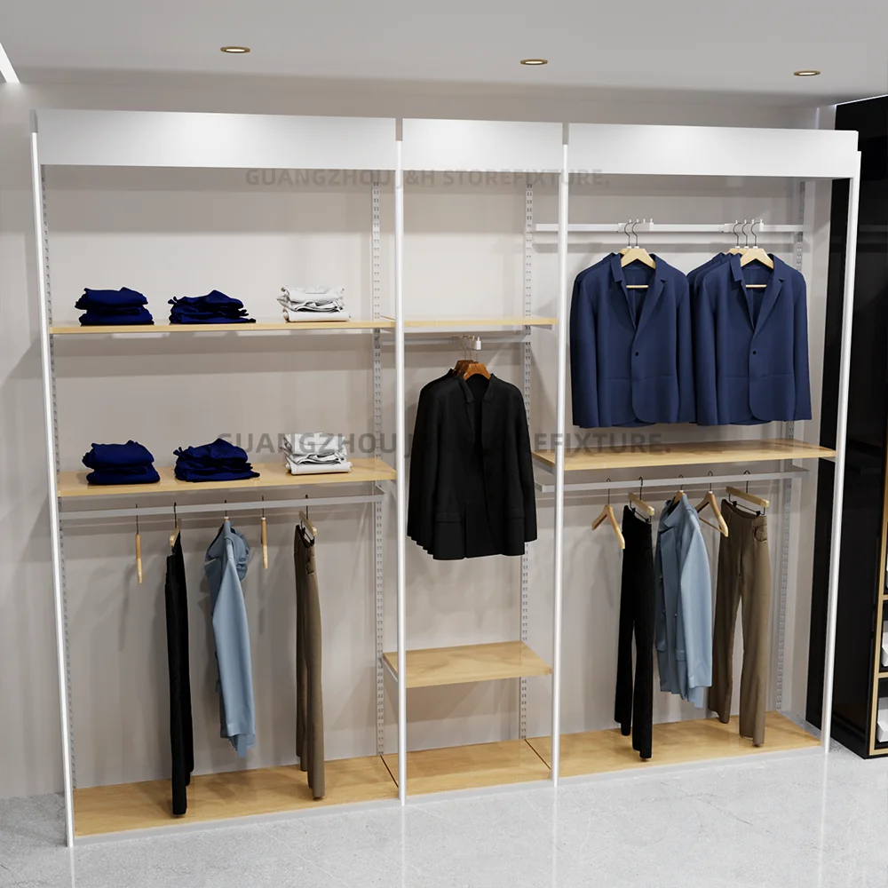 맞춤형 맞춤형 맞춤형 스테인레스 스틸 독립형 의류 랙 헤비 듀티 더블 로드 옷걸이 의류 걸이 스탠드 Stora