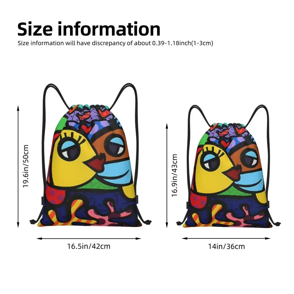 Britto Anime Drawstring Backpack, Nome personalizado, Impermeável, Ao ar livre, Praia, Natação, Esportes, Ginásio Organizador, Saco De Armazenamento