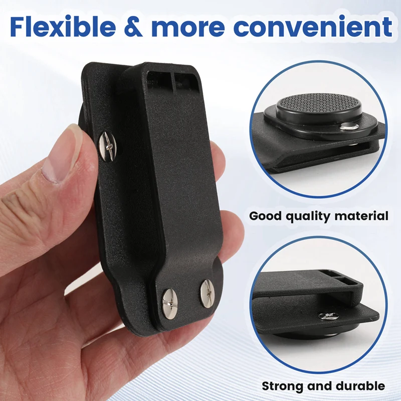 AB47-Clip per cintura da trapano Staffa per morsetto per cintura da trapano portatile multifunzionale Supporto per nastro di misurazione con gancio Portautensili magnetico