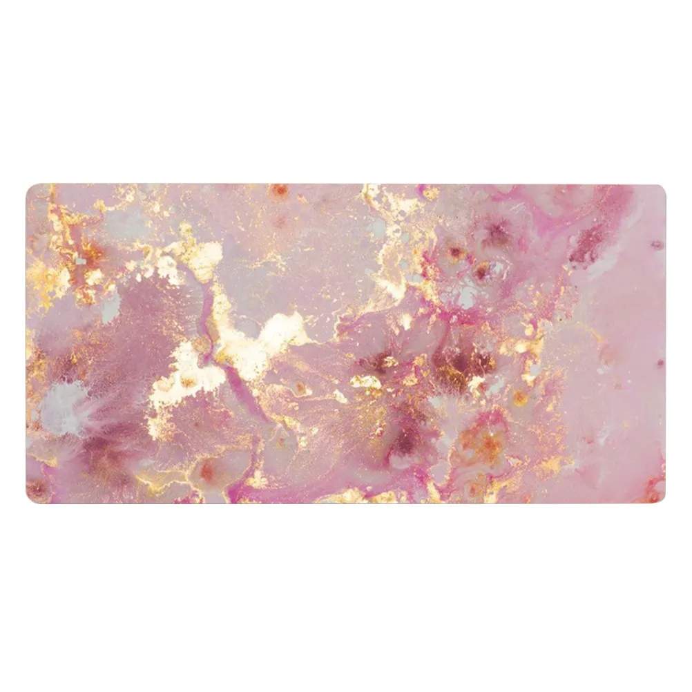 

Marble Computer Desk Pad Large Non-Slip Gaming Mouse Pad Keyboard Mouse Mat Smooth Surface Office Desktop Decor