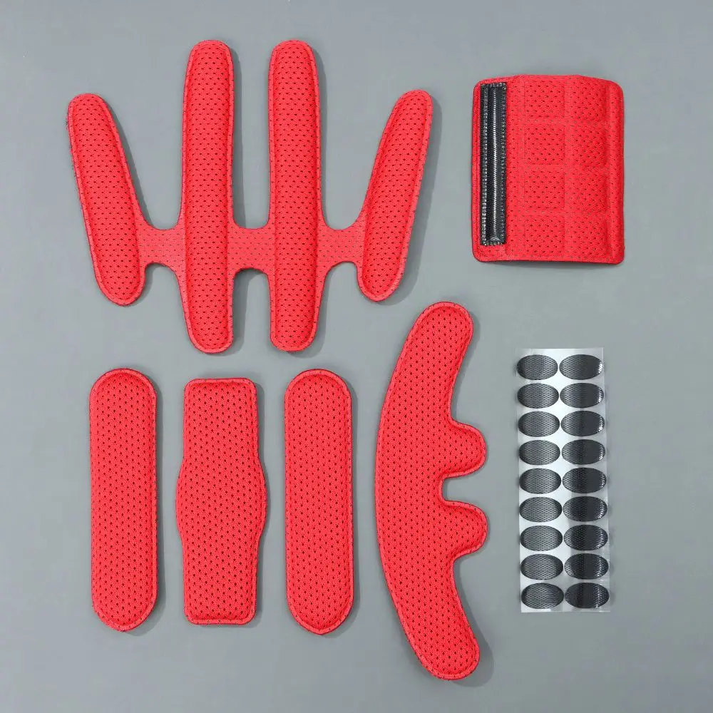 24pcs/set Helmet Padding Kits Sealed Sponge Replacement Motorcycle Bicycle Cycling Universal Foam Pads Set