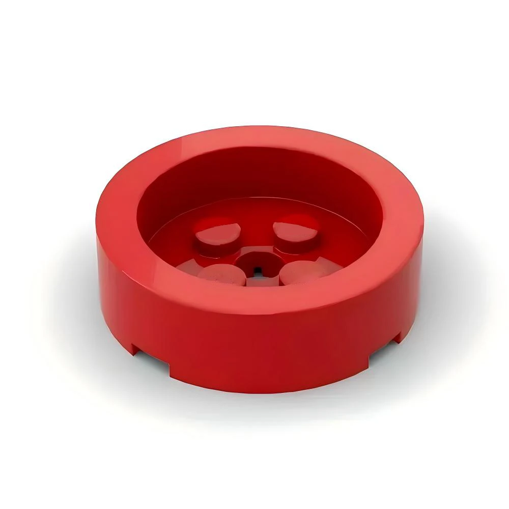 MOC Technical Parts 68325 Round 4x4 Plate With Recessed Center And Hole Building Blocks, DIY Assembly Bricks Toy Set 50g/17PCS