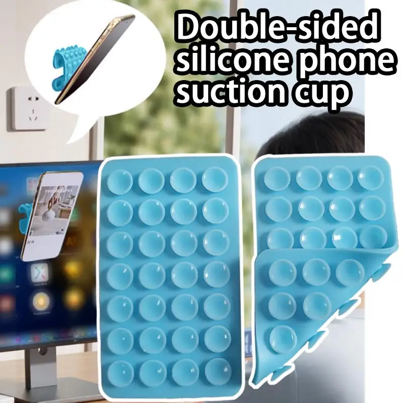 Double-sided silicone Backed Adhesive Sucker Pad For Fixed Pad  Suction Pad For Mobile Phone Fixture Suction Cup