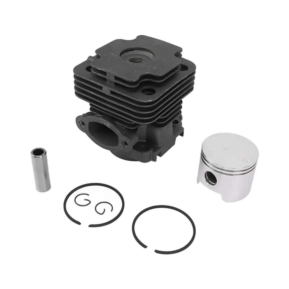 Grey Cylinder Piston Kit Metal Compact Chainsaw Cylinder Piston Easy to Install for 753 753T for EFCO 8530