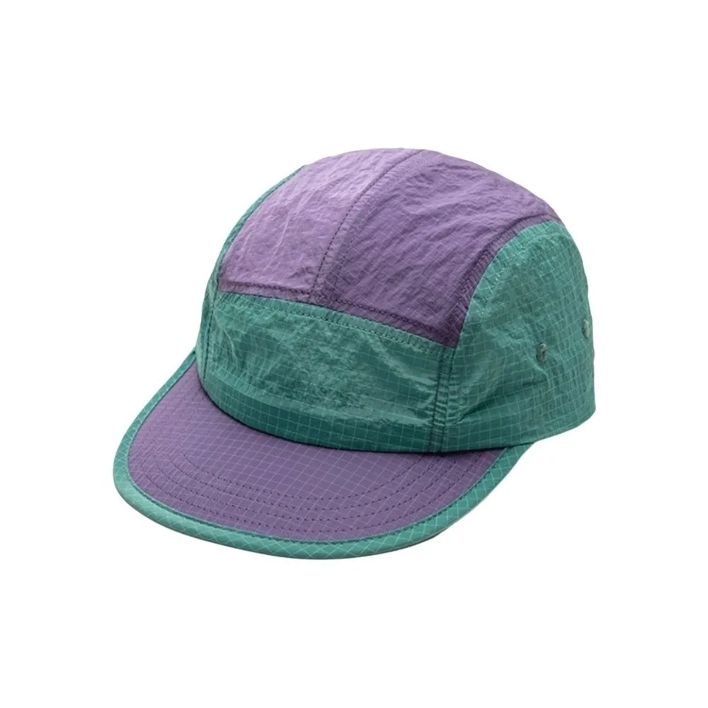 Fashion Color Matching Baseball Cap Quick-drying Korean Style Men's Summer Hat 5-panel Flat-brimmed Peaked Cap Running Cap